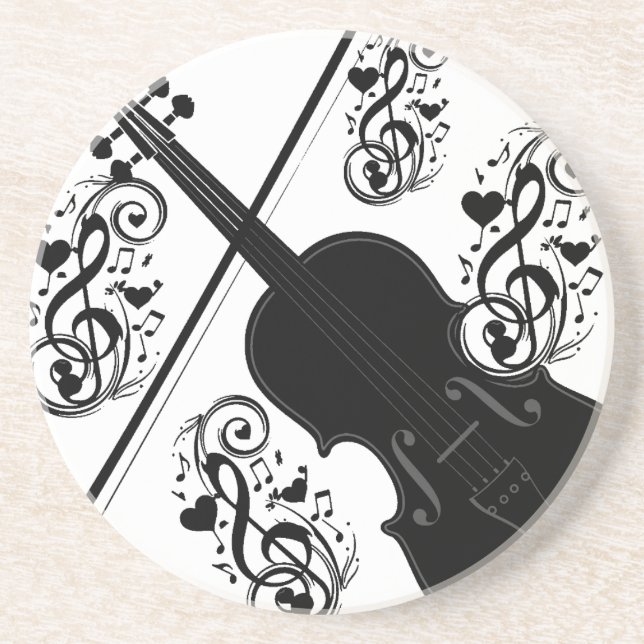 Let's Play,Violin_ Coaster (Front)