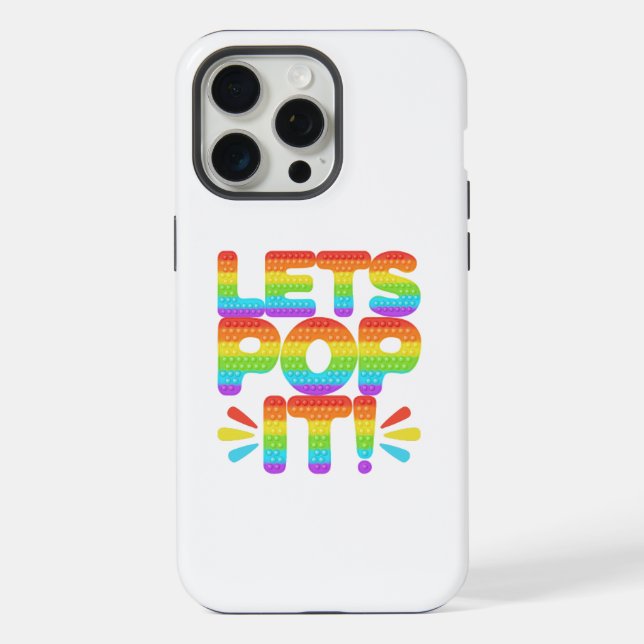 Lets Pop It iPhone Case (Back)