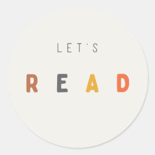 let's read. Stickers & Labels