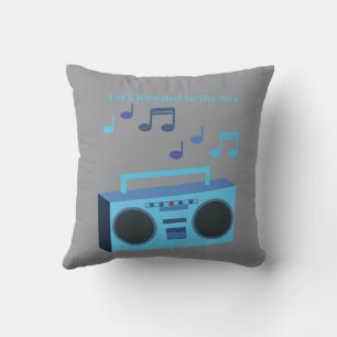 Let's rewind to the 90's throw pillow
