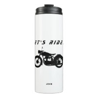 Let's Ride Custom Name Motorcycle