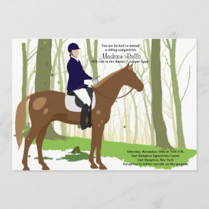 Let's Ride Equestrian Invitation
