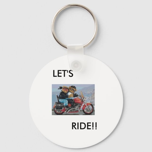LET'S RIDE KEY CHAIN (Front)