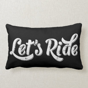 Let's Ride! Lumbar Pillow