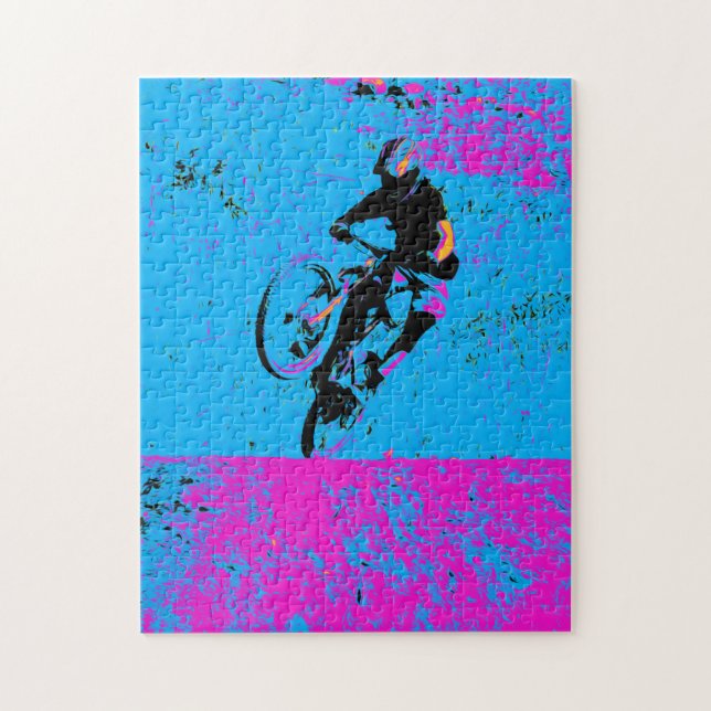 Lets Ride! - Mountain Biker  Jigsaw Puzzle (Vertical)