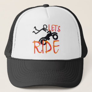 lets ride trucker hat