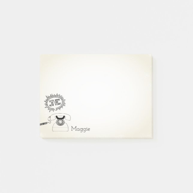 Let's Ring in The New Year Post-it Notes (Front)