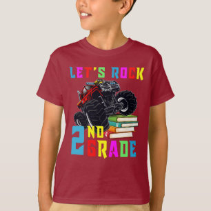 LET'S ROCK 2nd GRADE Cool Truck T-Shirt