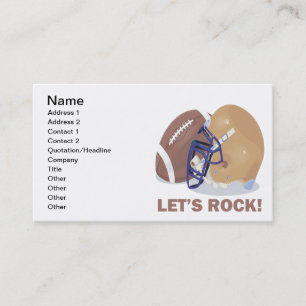 Lets Rock Business Card