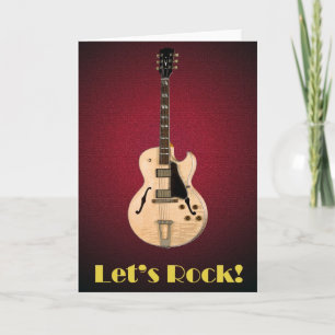 Let's rock! Greeting Card