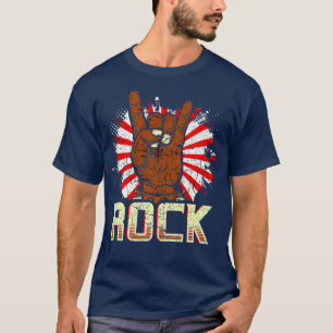 Lets Rock Vintage Rock And Roll Music Lovers1632 T-Shirt