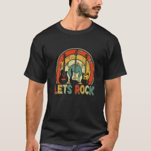 Lets Rocks Roll Guitar Classical Funny Musician Me T-Shirt