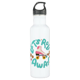Let's roll away Roller Skates 710 Ml Water Bottle