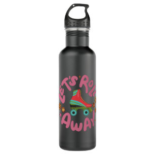 Let's roll away Roller Skates 710 Ml Water Bottle