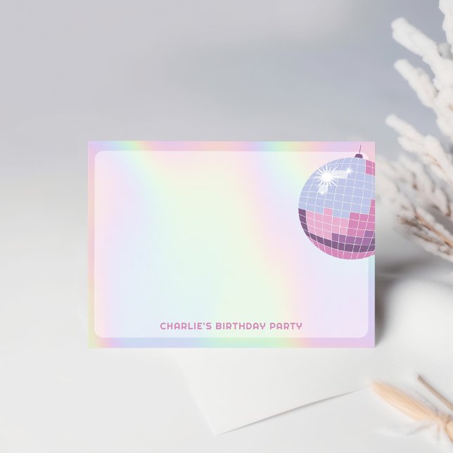 Let's Roll Fun Retro Roller Skating Girls Birthday Card (Creator Uploaded)