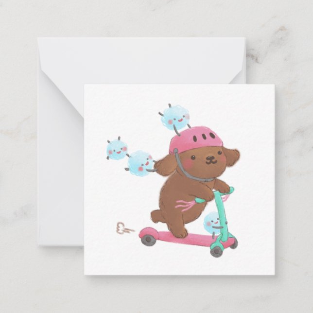 Let's Roll Illustration Card (Front)