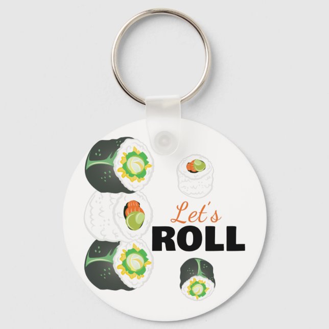 Lets Roll Keychain (Front)