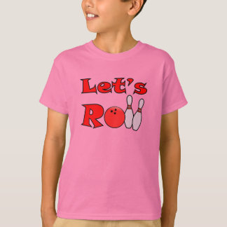 Let's Roll - Kids Bowling Shirt