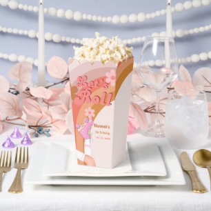 Let's Roll Retro Groovy Roller Skate Birthday Part Favor Box