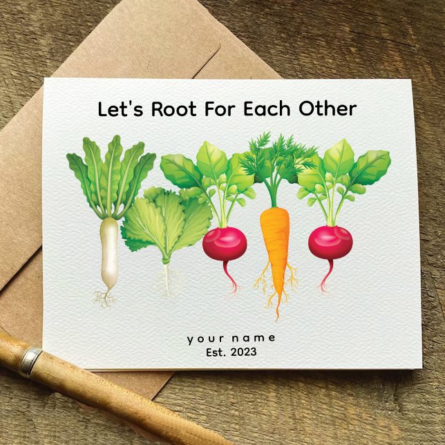 Lets Root For Each Other | Gardening Lover Card (Lets Root For Each Other | Gardening Lover Card)
