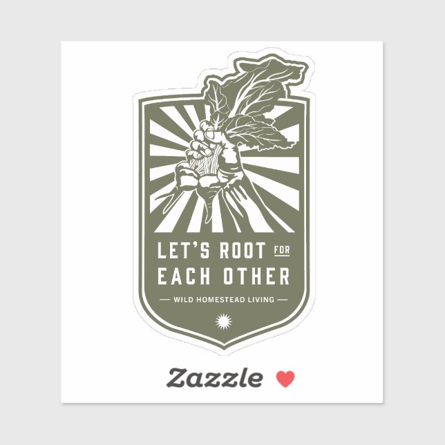 Let's Root for Each Other Sticker (Sheet)