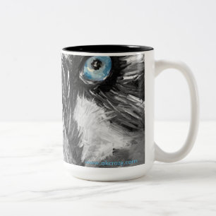 Let's Run Alaskan two-tone 15oz coffee mug