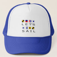 Let's Sail Colourful Nautical Flags