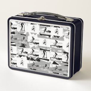 Lets Scoot Around - Stunt Scooter Rider Metal Lunch Box