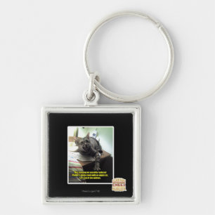 Let's see if she notices. keychain