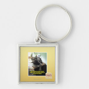 Let's see if she notices. keychain