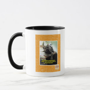 Let's see if she notices. mug