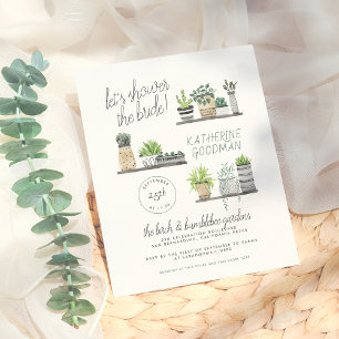 Let's Shower The Bride Budget Boho Houseplants