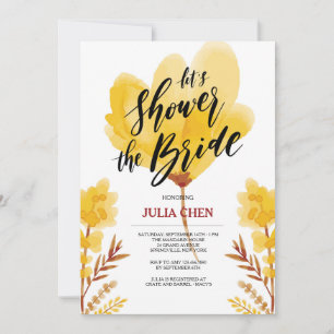 Let's Shower the Bride Invitation