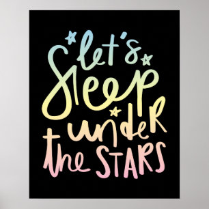 Let's Sleep Under the Stars Poster