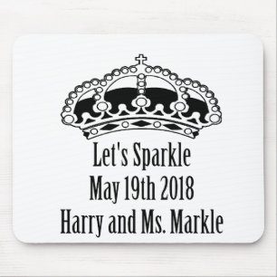 Let's Sparkle Harry & Meghan, May 19th 2018 Mouse Pad