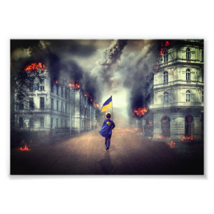 Let's stay free UKRAINE Poster