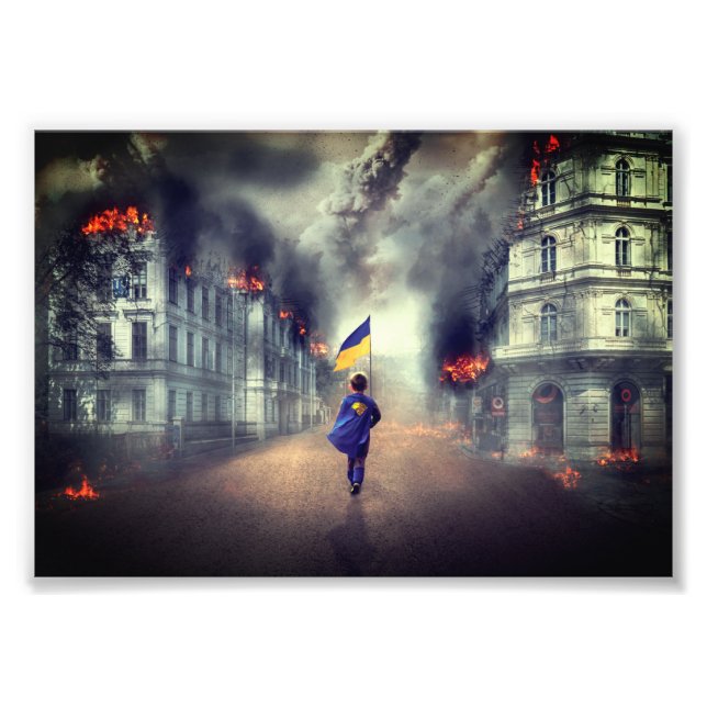 Let's stay free UKRAINE Poster (Front)