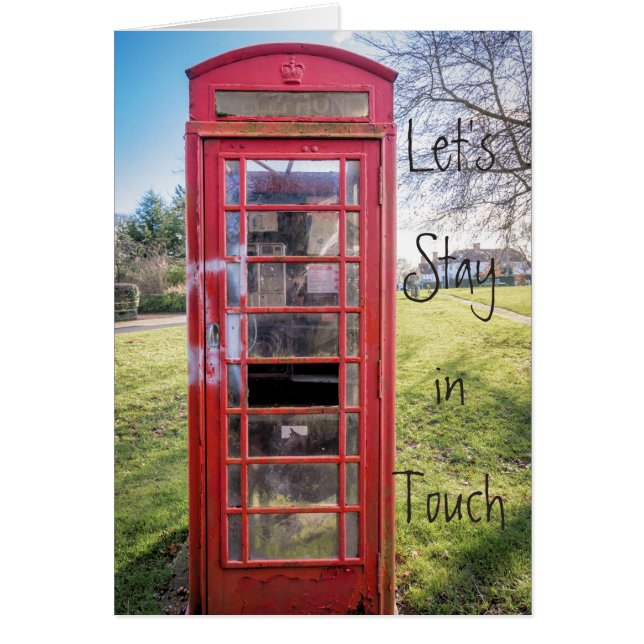 Let's stay in touch (Front)