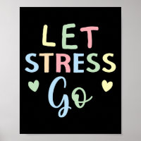 Let's Stress Go Depression Mental Health Awareness