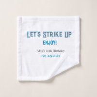 Let's strike up blue grey happy 10 birthday name