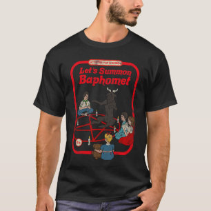 Lets summon Baphomet Vintage Childgame Horror Goth T-Shirt