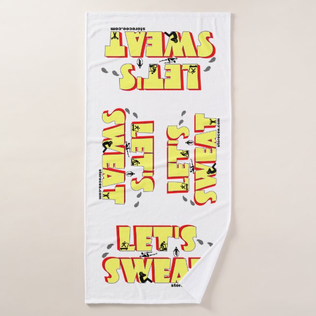 Let's Sweat Bath Towel (Bath Towel)