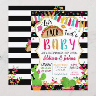 Let's Taco About A Baby Shower Invitation