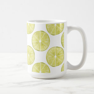 Let's Taco About It   Lime Pattern Coffee Mug