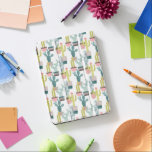 Let's Taco About Love | Cactus Pattern iPad Pro Cover<br><div class="desc">Enjoy this fresh creative llama design on a product or wallart piece to enhance and add to the world around you. Artist: Grace Popp</div>