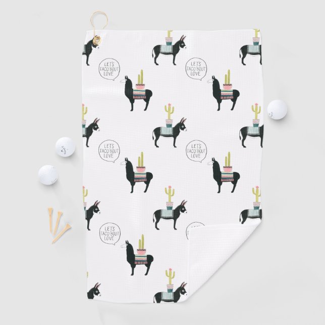 Let's Taco About Love Golf Towel (InSitu)