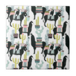 Let's Taco About Love | Llama & Donkey Pattern Tile<br><div class="desc">Enjoy this fresh creative pattern on a product or wallart piece to enhance and add to the world around you. Artist: Grace Popp</div>