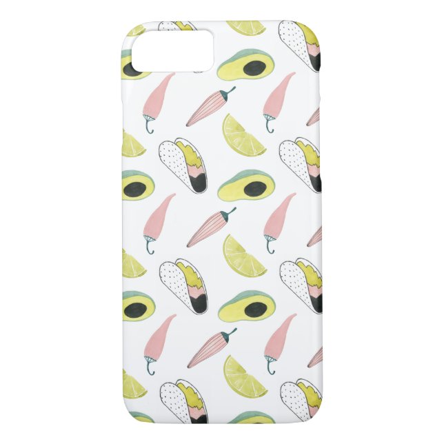 Let's Taco About Love | Taco Element Circle Case-Mate iPhone Case (Back)