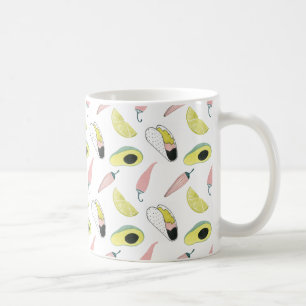 Let's Taco About Love   Taco Element Circle Coffee Mug