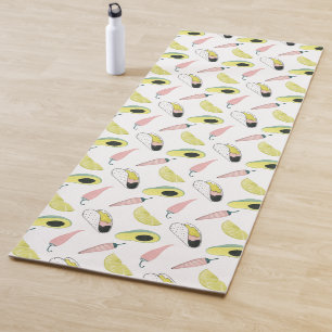 Let's Taco About Love   Taco Element Circle Yoga Mat